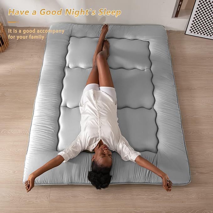 MAXYOYO Japanese Floor Mattress Futon Mattress, Thicken Tatami Mat Sleeping Pad - Image 8