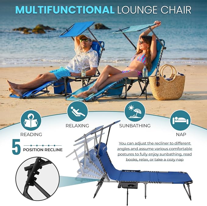 FUNDANGO 400lbs Tanning Chair - Image 5