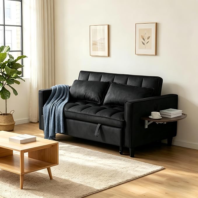4 in 1 Convertible Sofa Bed, Pull Out Couch - Image 4