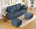 Kidirect 70in U Shaped Couch, Modular Sofa No Tool Assembly, Comfy Sectional by Kidirect