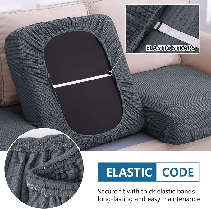 hyha Waterproof Couch Cushion Covers - Image 5