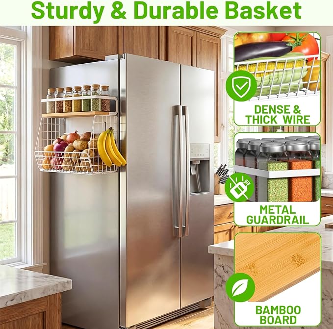 Ofiray-home Magnetic Fridge Shelf - Image 4