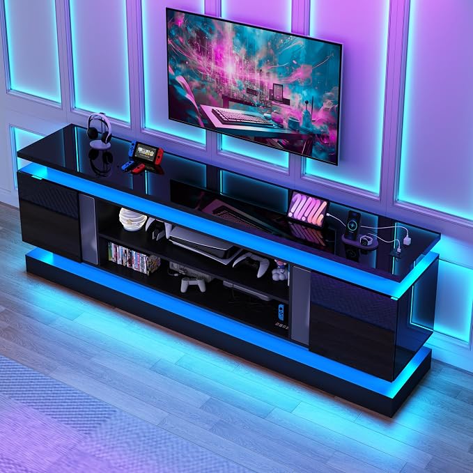 chartustriable 81IN LED TV Stands w/Power Outlet - Image 8