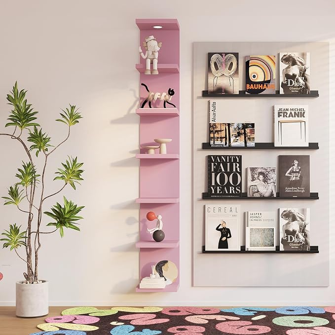 LitaEther Versatile 7 Tier Wall Shelf Unit, Display Floating Shelf - Image 3
