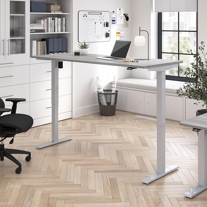 Bush Business Furniture 72-inch Electric Height Adjustable Standing Desk - Image 2