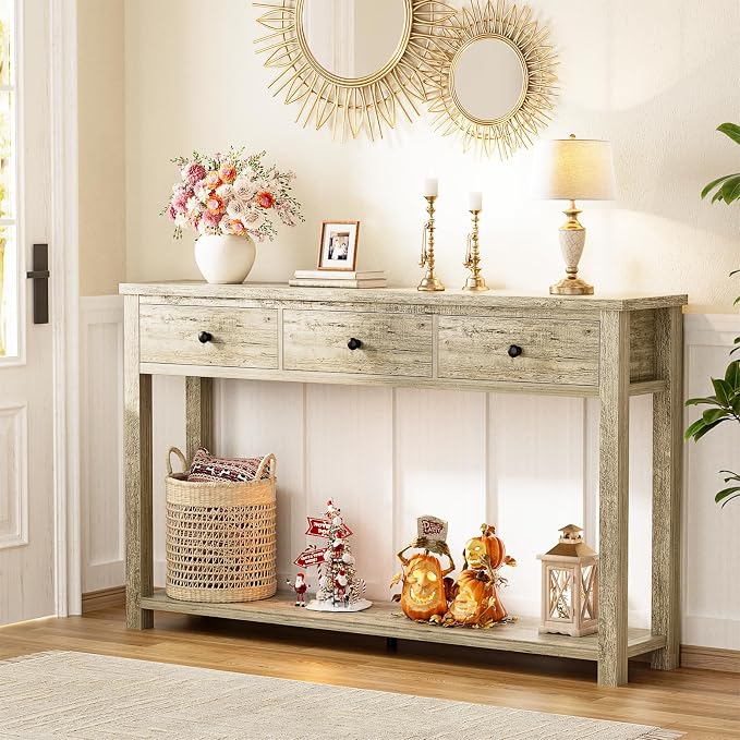 Homieasy Farmhouse Console Table - Image 2