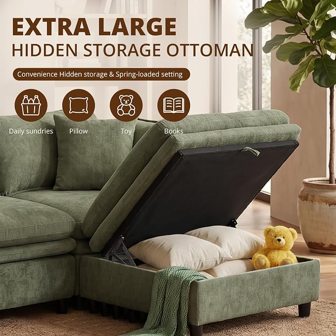 146.4'' Modular Sectional Sofa - Image 3