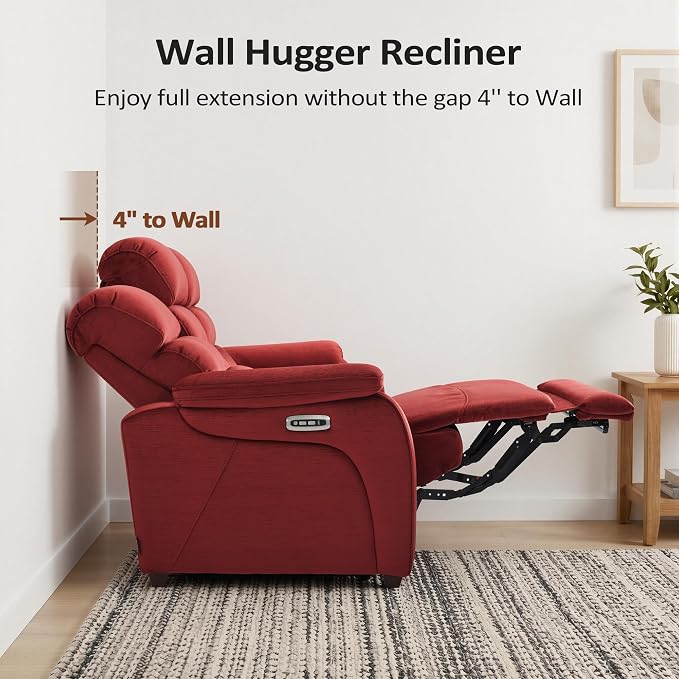 MCombo 87.2'' Wall Hugger Power Recliner Sofa - Image 4
