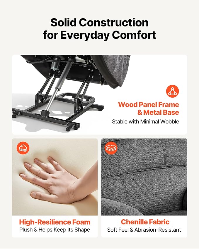 VEVOR Power Lift Recliner Chair, Dual Motor Lift Chair - Image 7