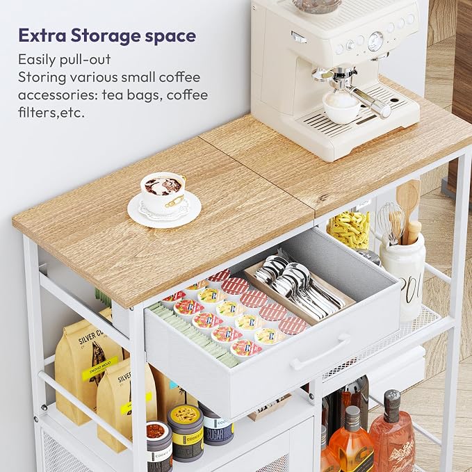 SWTYMIKI Coffee Bar Cabinet for Home - Image 4
