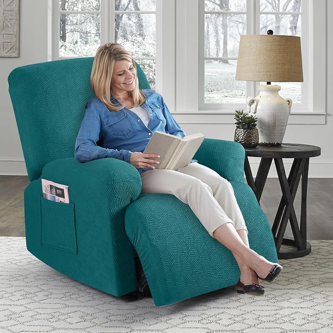 Timeles Recliner Covers Extra Wide Recliner Chair Cover Reclining Sofa - Image 7