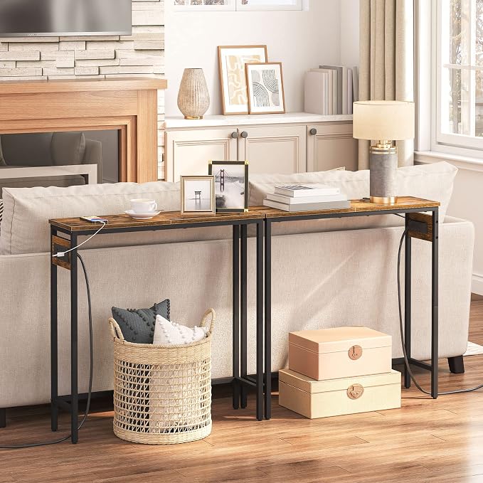 HOOBRO Narrow Console Table - Image 2