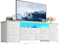 Huuger 63 Inch TV Stand for 65, 70 Inch TV, 11 Drawer Long Dresser by Huuger