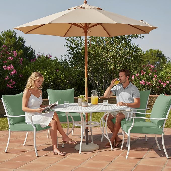 Summsun Outdoor Cushions for Patio Furniture, Double-Sided Waterproof Backrest - Image 2