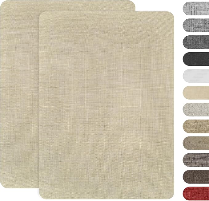 SYLVASS 8x11 Inch Fabric Repair Patches, Self-Adhesive Linen Patch by Sylvass