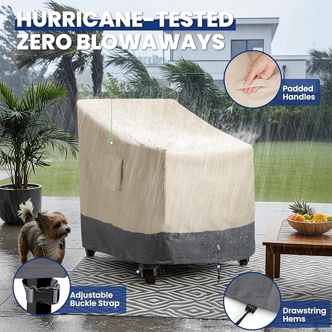 Extra Heavy Duty Outdoor Chair Covers Waterproof - Image 5