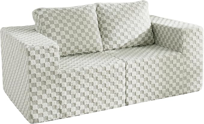 Modular Sectional Sofa 2 Seater Loveseat Modular Couch - Image 9