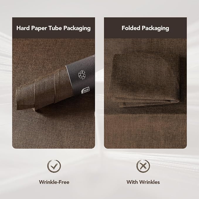 BALCONY & FALCON Faux Linen Placemats Set of 4 Washable Place Mats Heat - Image 6