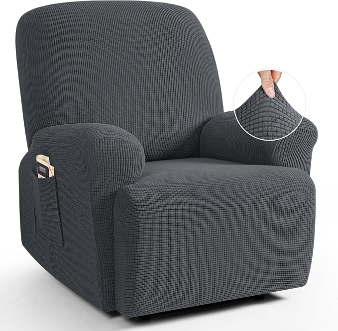 TAOCOCO Recliner Cover 4-Pieces, Recliner Stretch Sofa Slipcover, Recliner by TAOCOCO