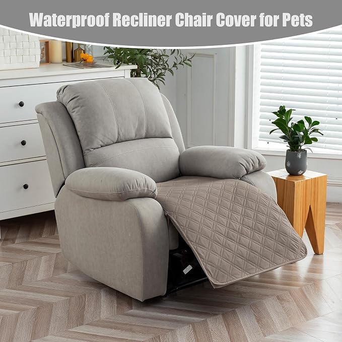 Genina Waterproof Recliner Chair Covers, Recliner Cover - Image 3