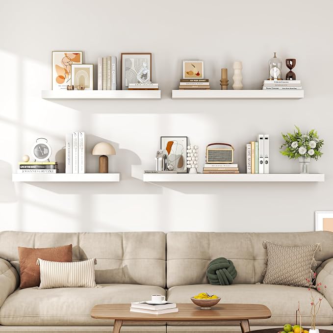 Dreamland 40" Floating Shelves for Wall, Wall-Mounted Shelves for Bedroom - Image 8