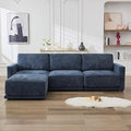 110.6" L Shaped Sectional Sofa, Modular Cloud Deep Seat Couch by CACFTII
