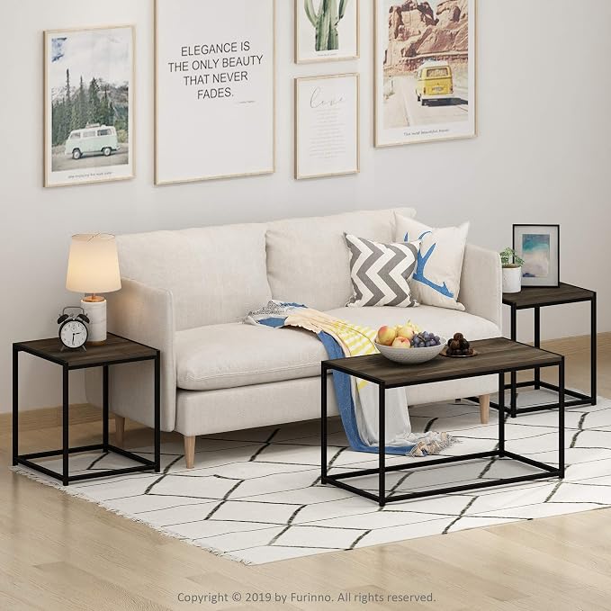 Furinno Camus Modern Living Room Coffee Table - Image 2