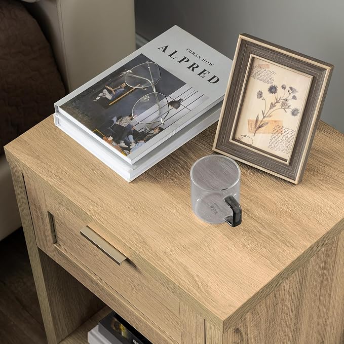 OAKHAM HOME Night Stand Set 2, Boho End Table - Image 5