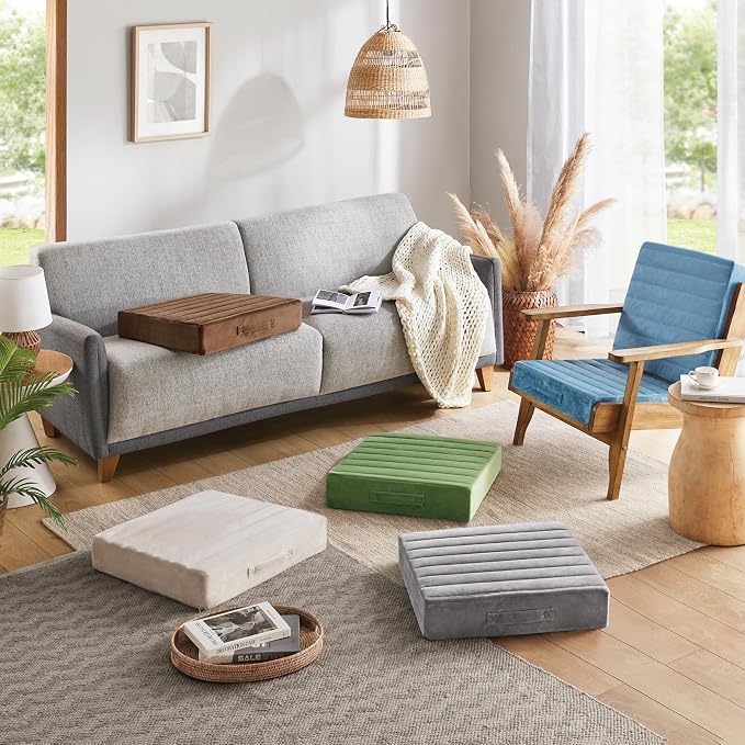 Codi Floor Cushions for Adults, Large Meditation Pillows - Image 7