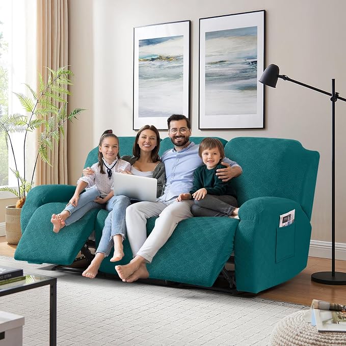 Timeles Recliner Covers for 3 Seater Reclining Couch Covers Sofa Slipcover - Image 8