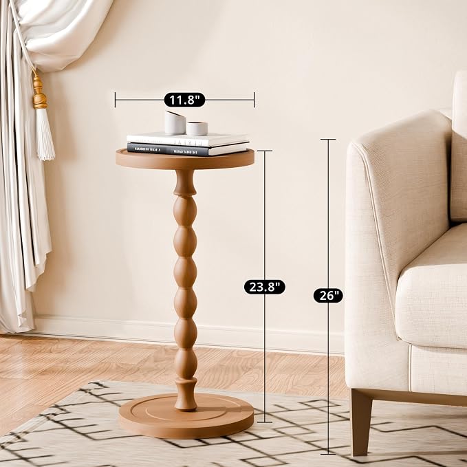 Small Side Table, Rubberwood‌ Drink Table - Image 3