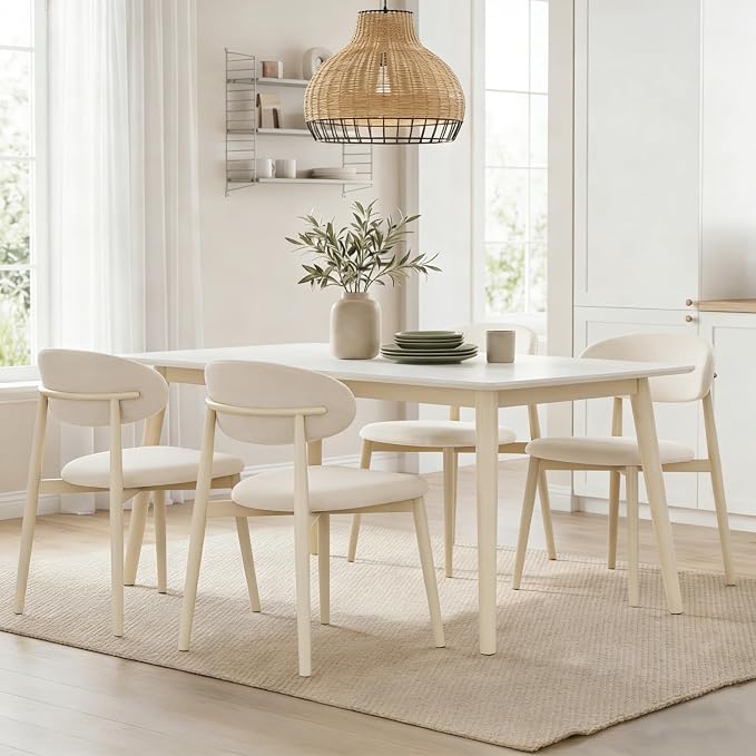 UVV Dining Chairs Set of 2, Metal Kitchen Chairs - Image 3