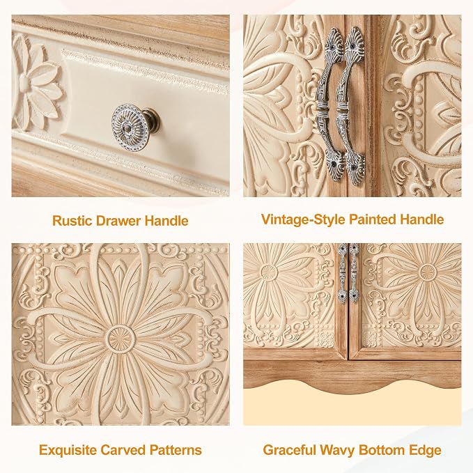 RoyalCraft 48" Tall Accent Cabinet - Image 3
