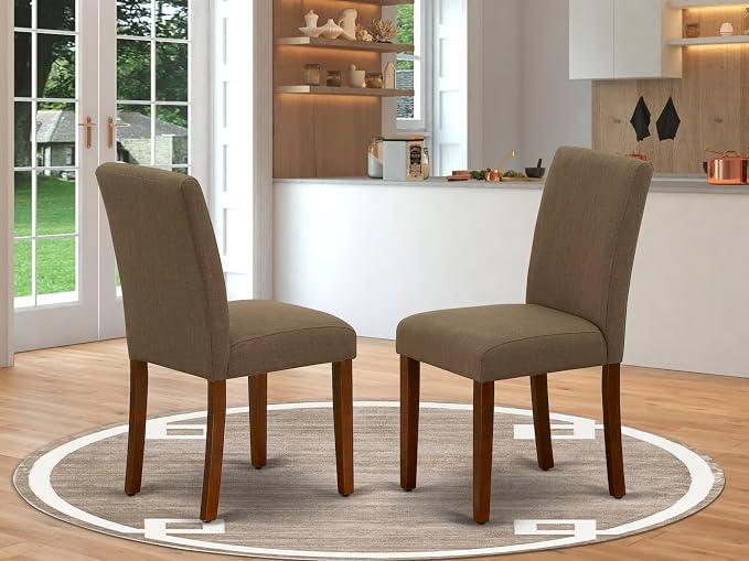 East West Furniture ABP3T18 Abbott Parson Dining Chairs - Image 2