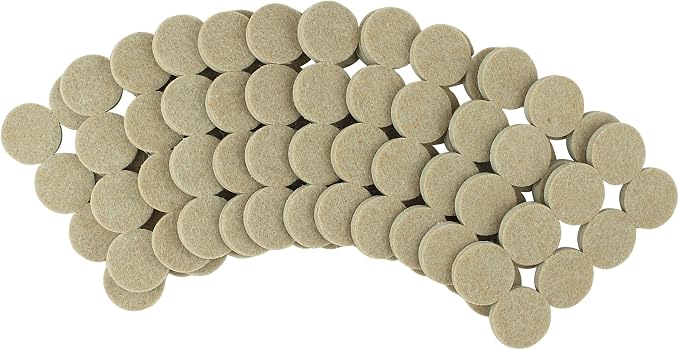 Smart Surface 8725 Heavy Duty Self Adhesive Furniture Felt Pads 1-Inch Round - Image 3