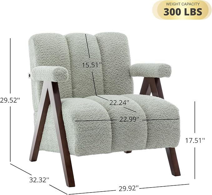Mid Century Modern Accent Chair - Image 2