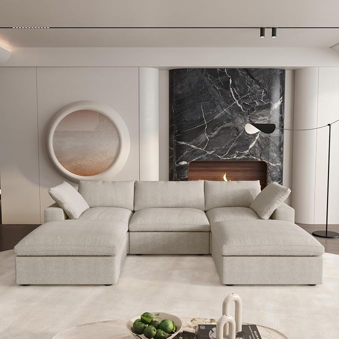 Cloud Couch 120" Sectional Couches by SofaFurniture