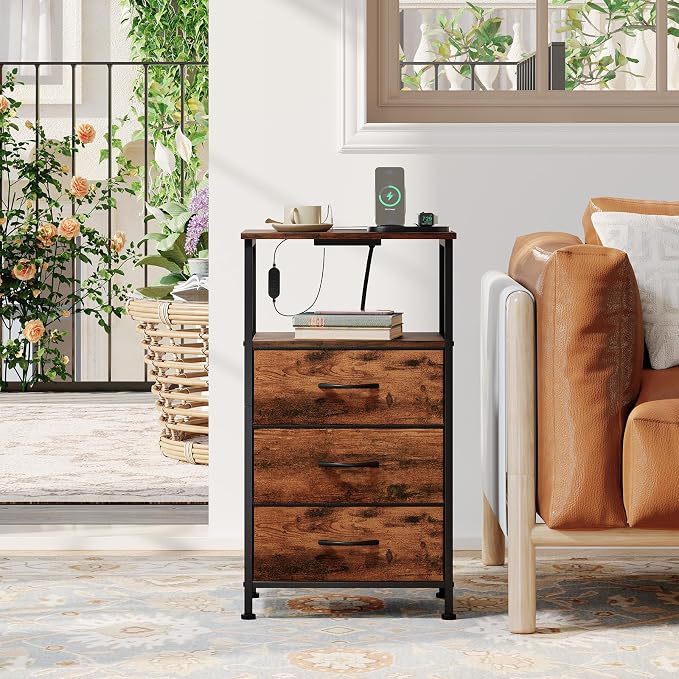 Somdot Nightstands Set of 2, Bedside Tables - Image 7