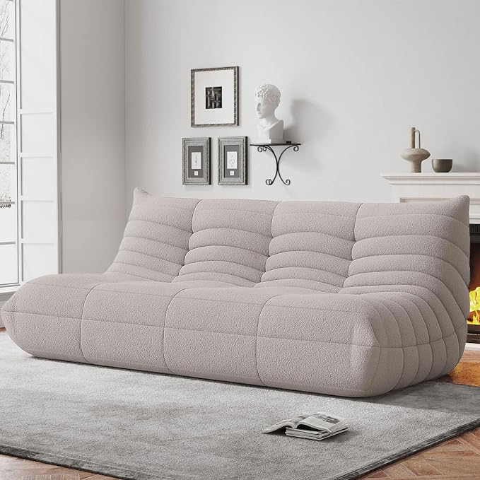 WHGBJA Bean Bag Chairs for Adults, BeanBag Reading Chair Memory Foam Couch by WHGBJA
