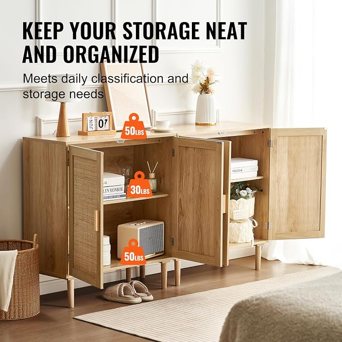 VEVOR Rattan Buffet Cabinet - Image 5