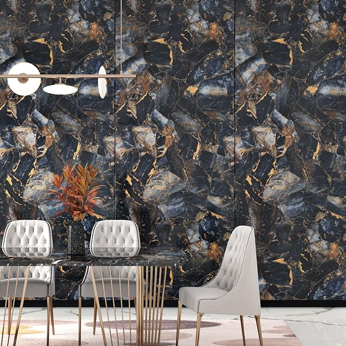 Black/Purple Marble Contact Paper - Image 7