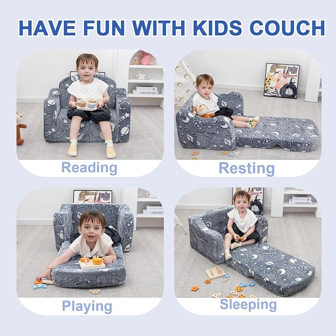 Airpanda Comfy Toddler Couch and Chair - Image 7