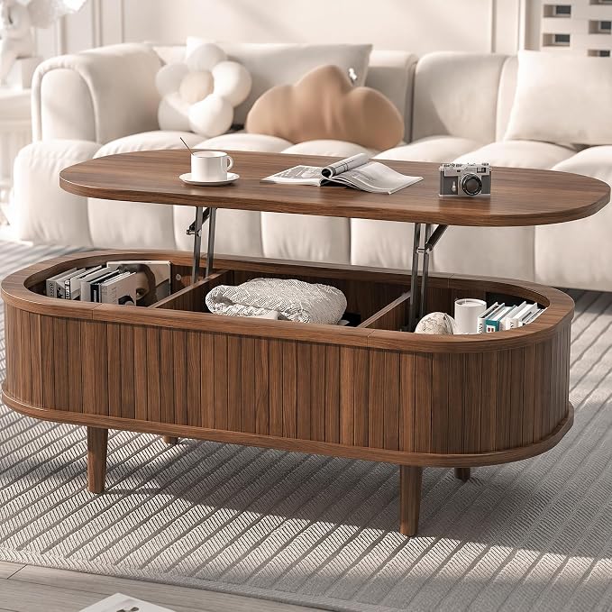 Easyego Oval Lift Top Coffee Table by Easyego