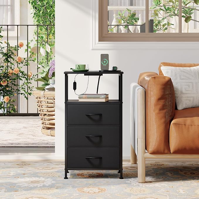 Somdot Nightstands Set of 2, Bedside Tables - Image 7