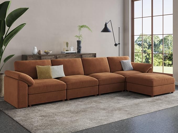 EASE MOOSE Large Sectional Modular Sofa，Large L Shape Sectional Couch Wide Deep - Image 5