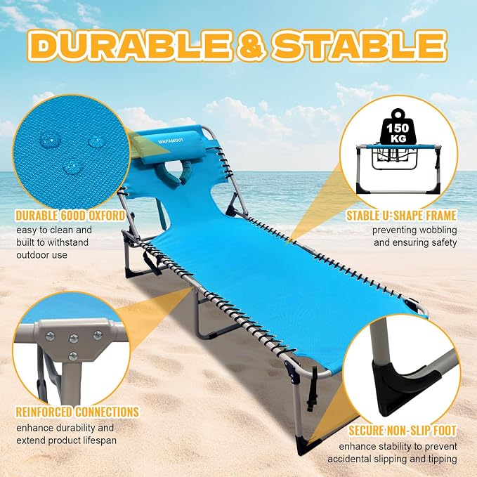 Backpack Sun Tanning Chair - Image 5