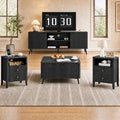 Fatmok 4-Piece Fluted Living Room Furniture Set, Lift Top Coffee Table by Fatmok