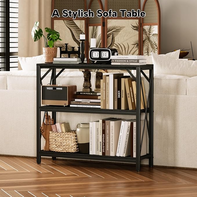 Homeiju Console Table 31.5" Width, 3-Tier Entryway Table - Image 4