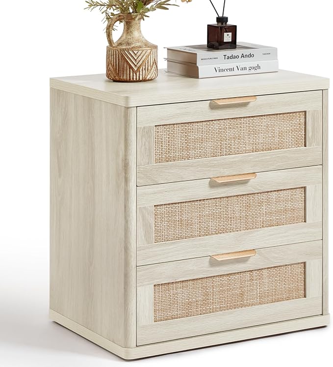 LEYAOYAO Rattan Night Stand by LEYAOYAO-Findtheshiningpointofyourideallife%EF%BC%81