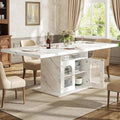HSH Dining Table for 4–6, Wood Rectangle Dinner Table by HOMESWEETHOME